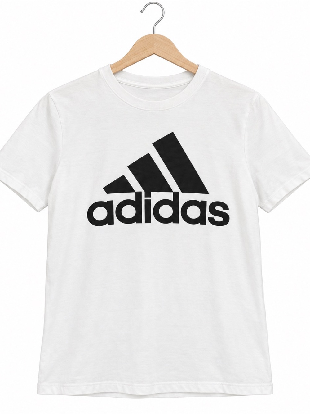 Adidas Amplifier Logo Tee White Black Size Smal